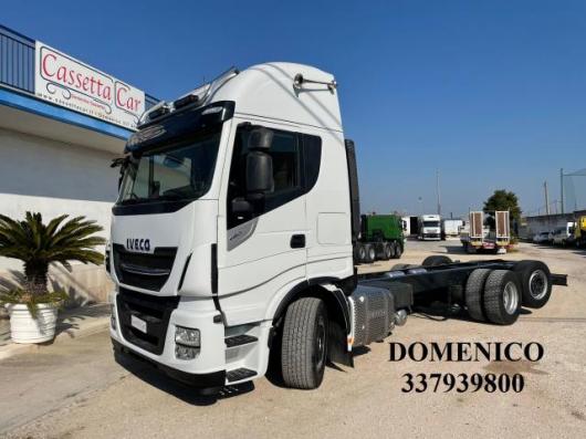 usato IVECO STRALIS AS 260S48 3 ASSI TELAIO FULL PNEUMATICO EURO 6