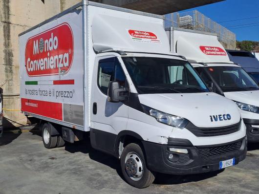 usato IVECO Daily 35C14 cassone furgonato 2017 Euro 6b