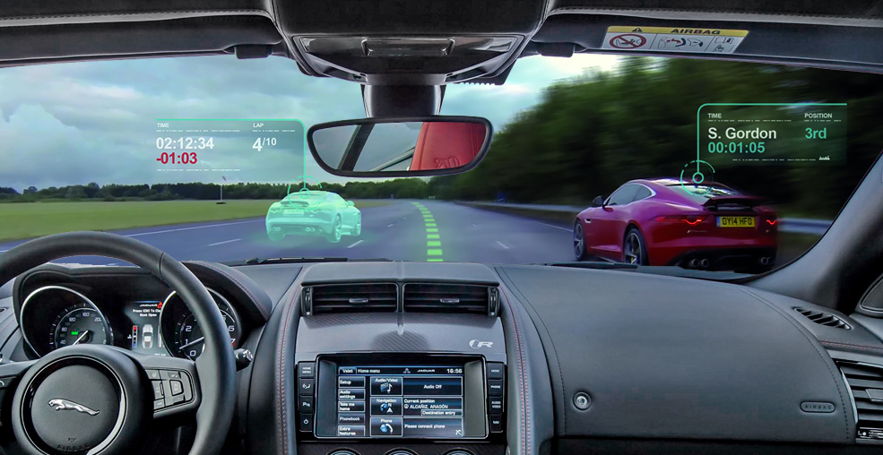 Jaguar e Land Rover Virtual Windscreen